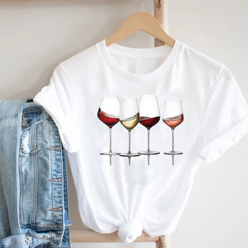 Wein-Dame Kurzarm