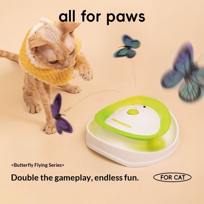 Interaktives Schmetterlings-Katzenspielzeug
