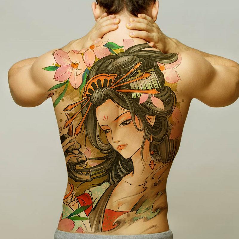 Rücken-Tattoo-Sticker