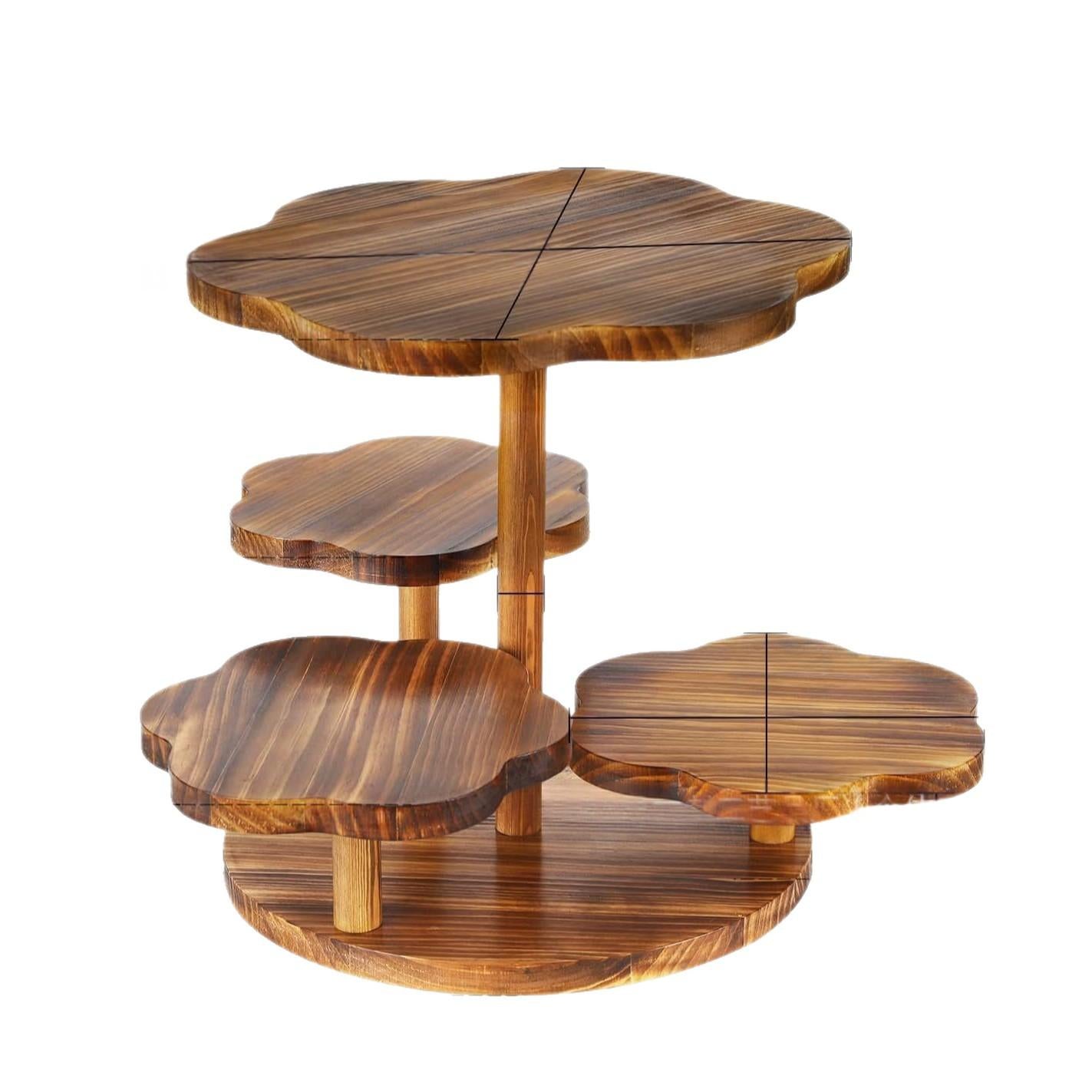 Holzregal mit 4 Ebenen