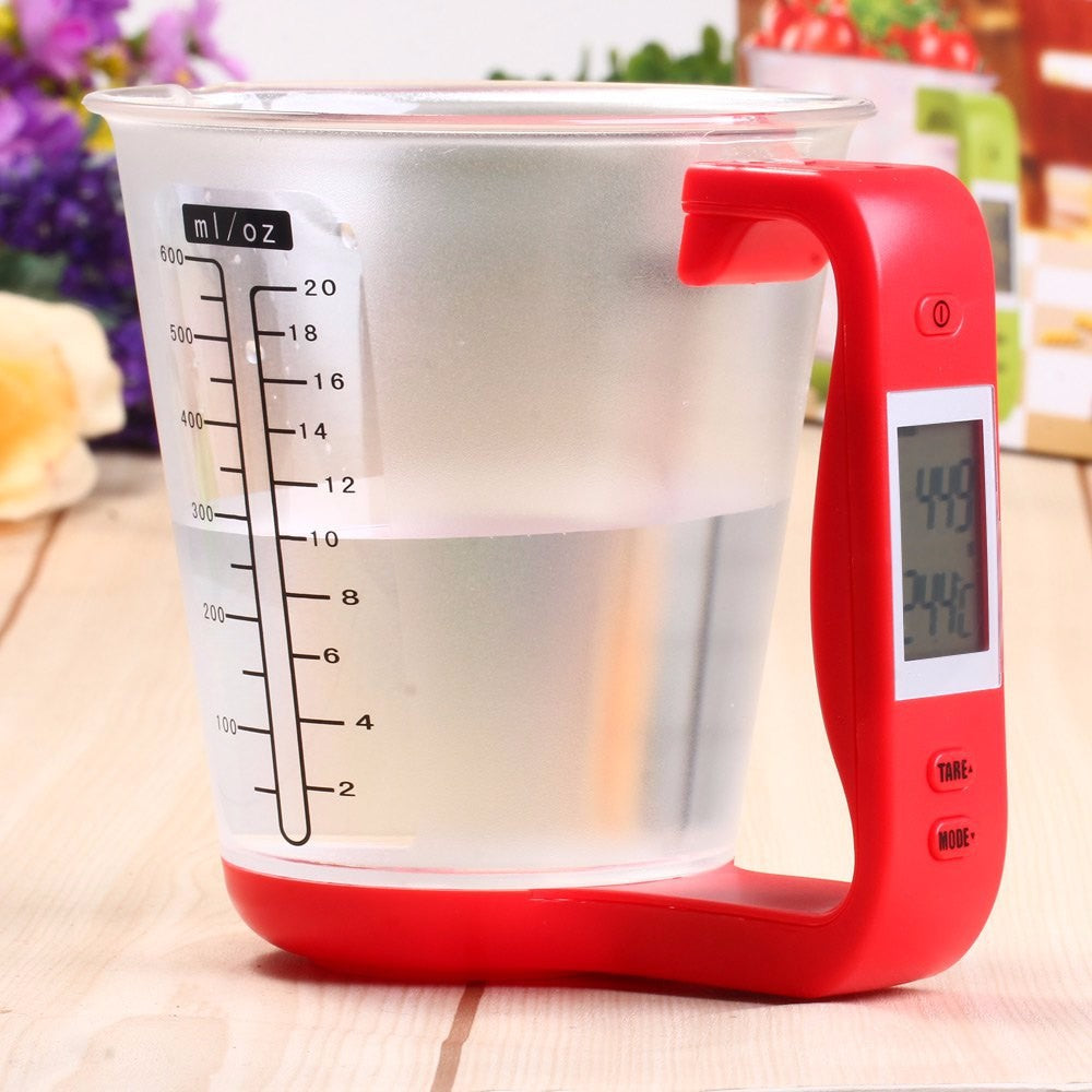 Digitale Küchenwaage mit Messbecher – Bild 2 | LuxeStyle