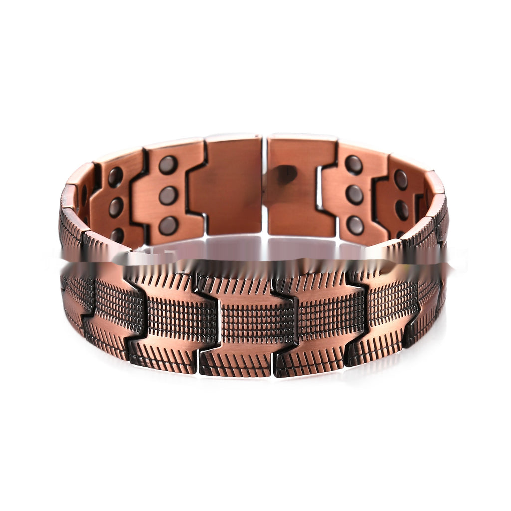 Kupferarmband mit doppelreihigen Magnetkugeln – Bild 3 | LuxeStyle