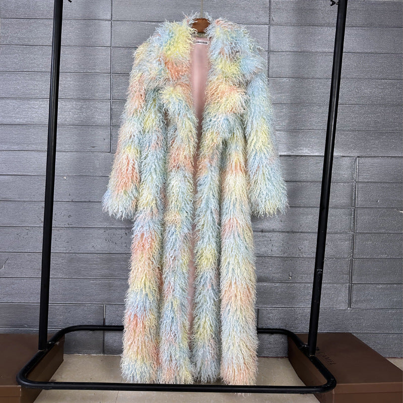 Eleganter Wollmantel mit Revers für Damen