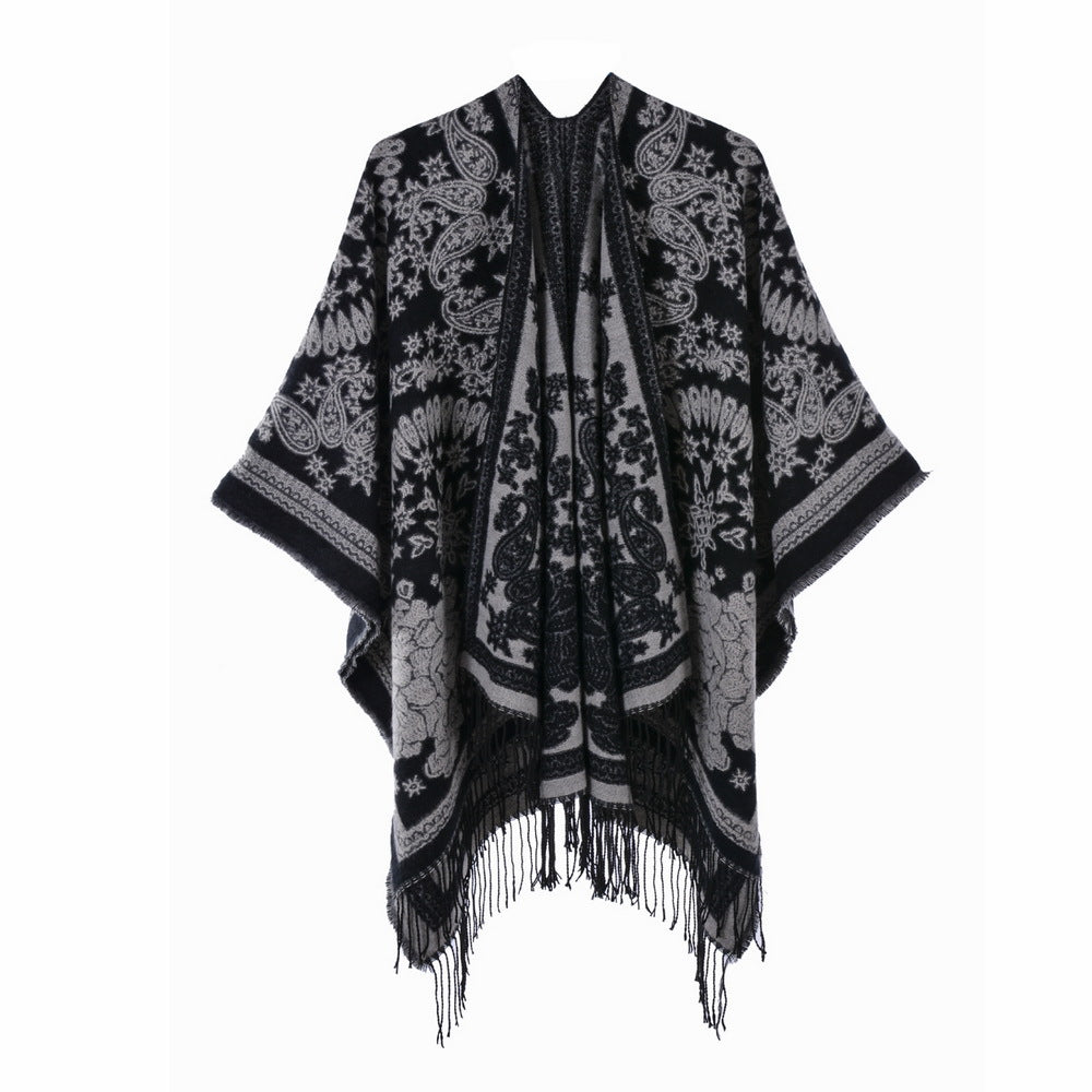 Tassel‑Schal aus Cashmere‑Blend – Bild 10 | LuxeStyle