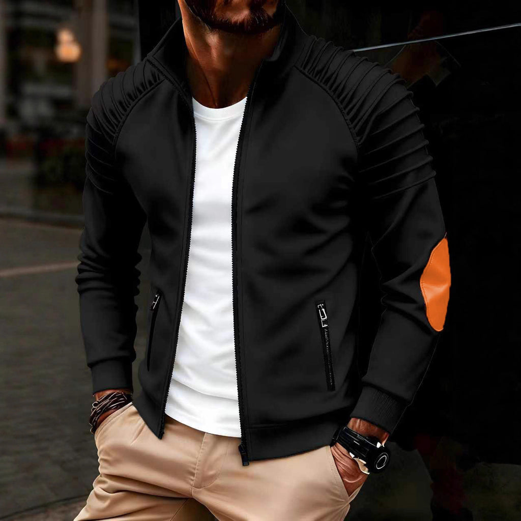 Winddichte Herren Freizeitjacke mit Stehkragen – Bild 3 | LuxeStyle