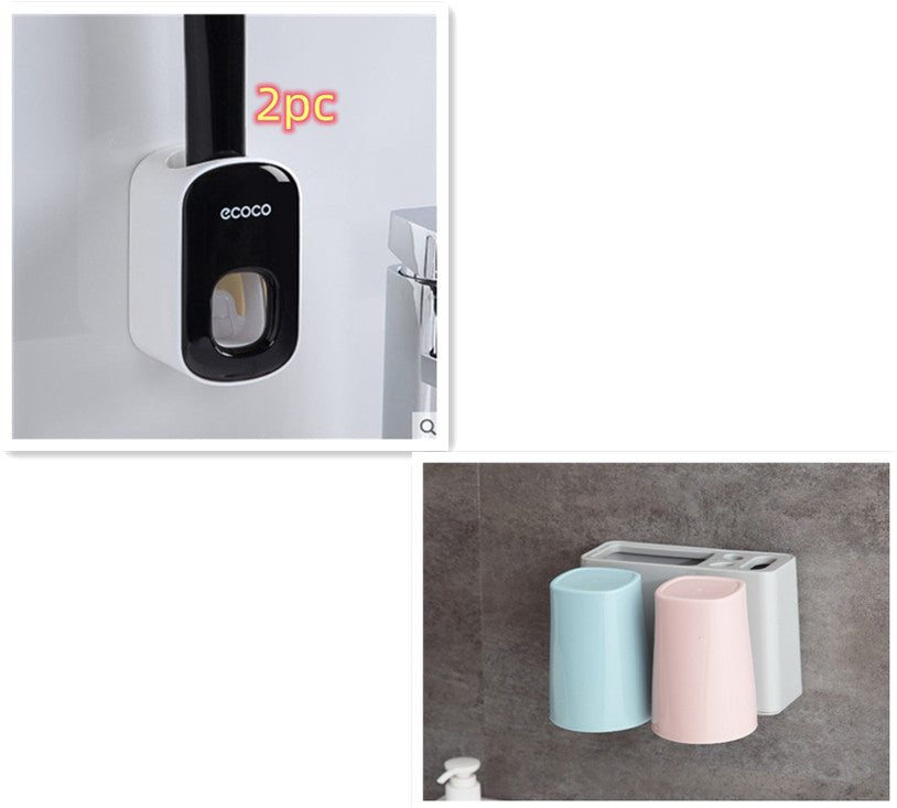 Wandmontierter Zahnpasta-Dispenser