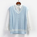 Preppy Strickweste für Damen