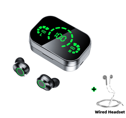 Kabelfreies Bluetooth-Headset TWS mit großer Displayanzeige und Atemli