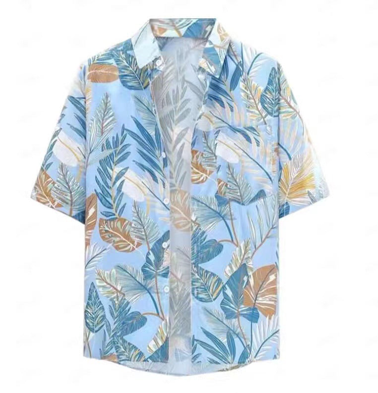 Hawaiihemd für Herren mit 3D-Print – Bild 6 | LuxeStyle