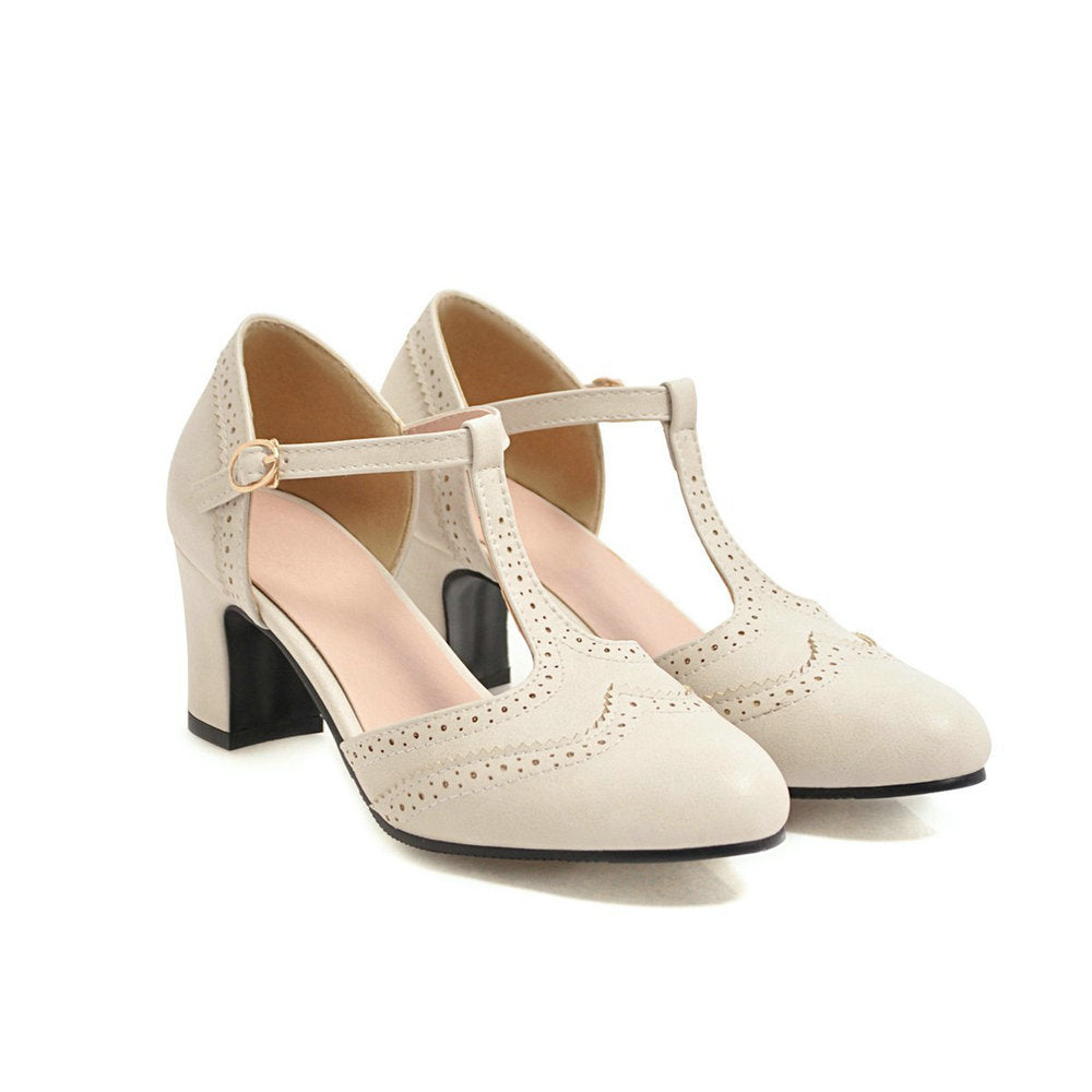 Pumps mit Blockabsatz und Plateau – Bild 4 | LuxeStyle