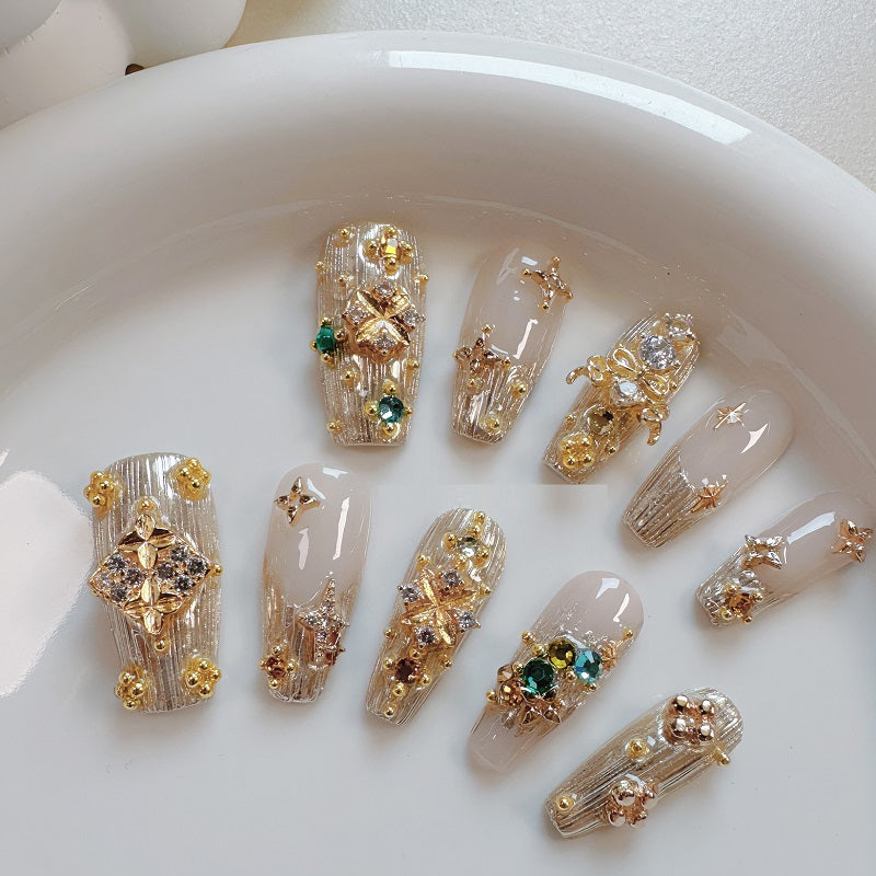 Buchilati Super Gorgeous Fortune Valve Press-on Nägel – Bild 5 | LuxeStyle