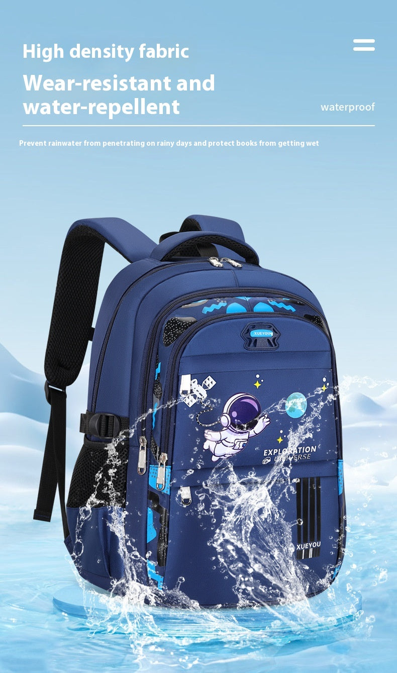 Spaceman Schulrucksack Oxford-Stoff
