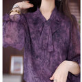 Elegantes Chiffon-Shirt mit Blumenmuster – Bild 6 | LuxeStyle