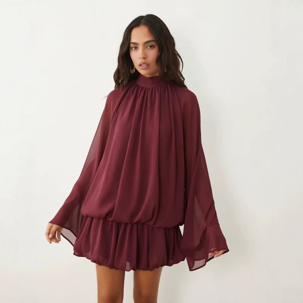 Tüll Kleid mit Rückenausschnitt und schmaler Taille – Bild 2 | LuxeStyle