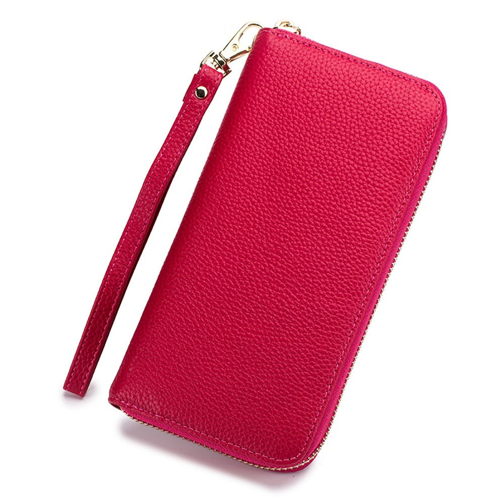 Damen Portemonnaie aus Leder mit Quaste – Bild 7 | LuxeStyle
