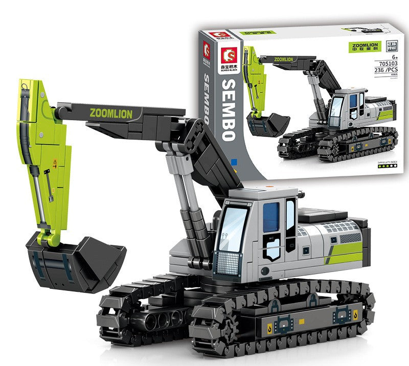 Baustellen-Bulldozer Konstruktions-Bausatz – Bild 3 | LuxeStyle