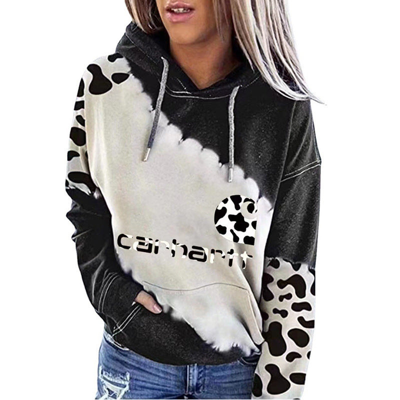 Kapuzenpullover mit Letter-Print
