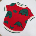 Elefanten-Print Wollpullover für Hunde | LuxeStyle