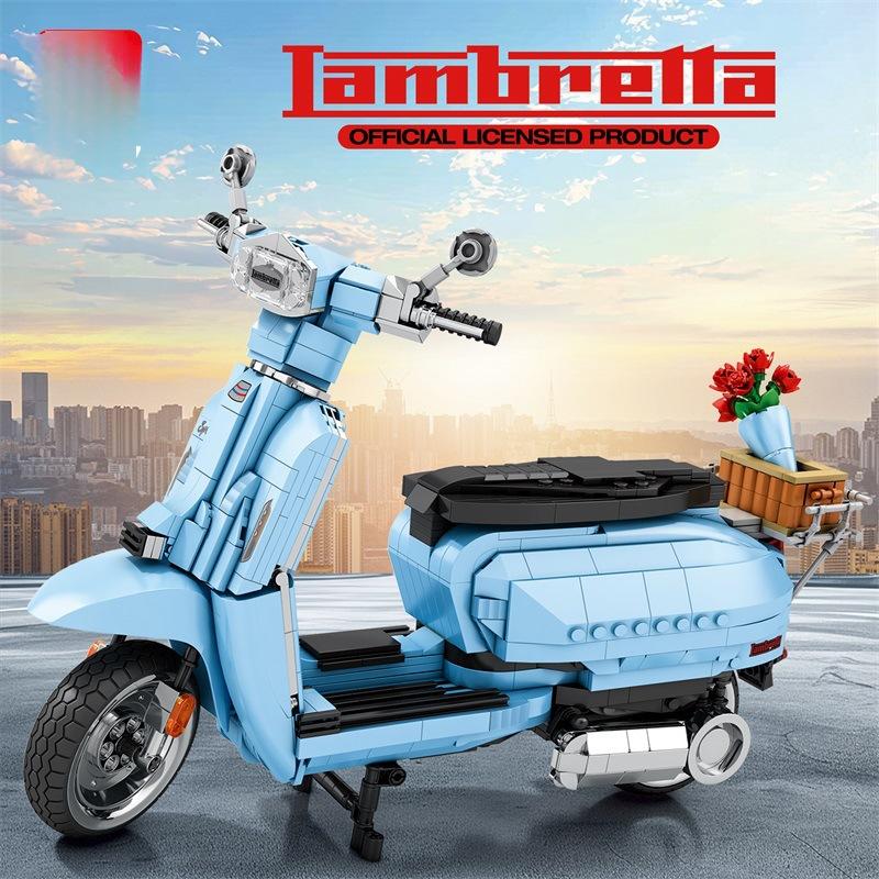 Motorrad Bausteine für Kinder