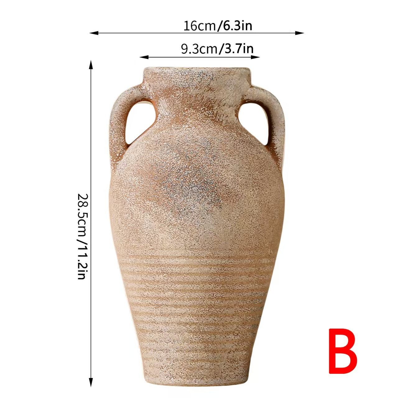 Vintage-French Keramikvase Blumenvase