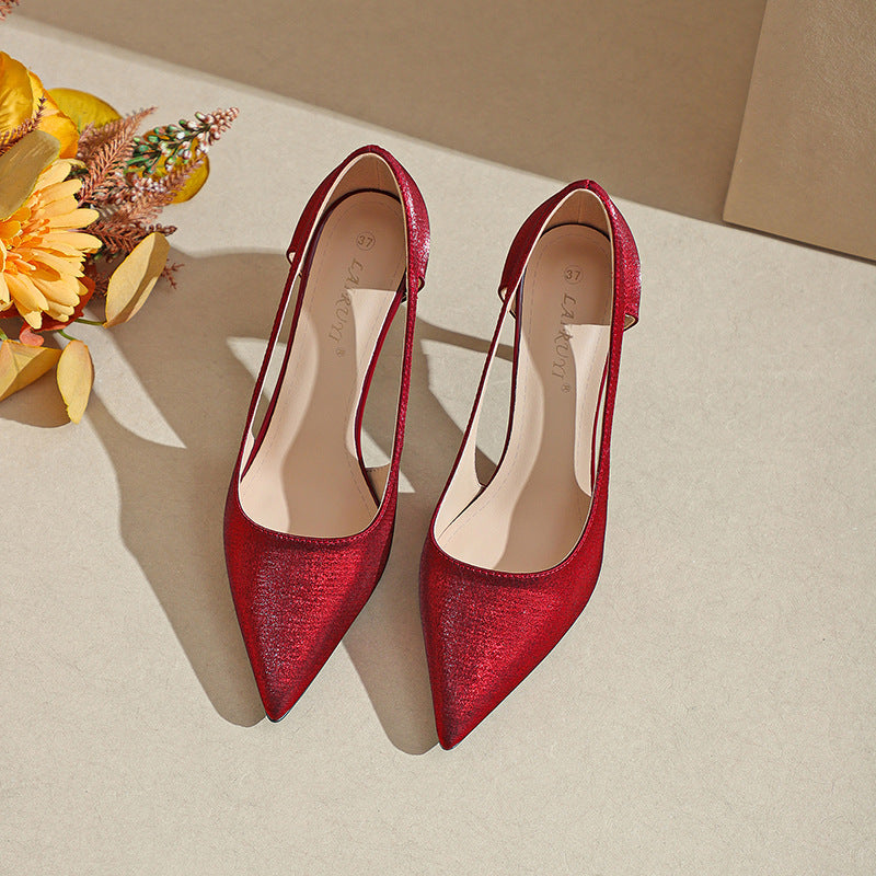 Elegante Stiletto-High Heels mit spitzer Zehe