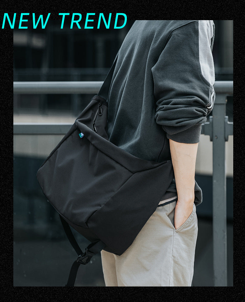 Herren Messenger Bag Oxford-Stoff