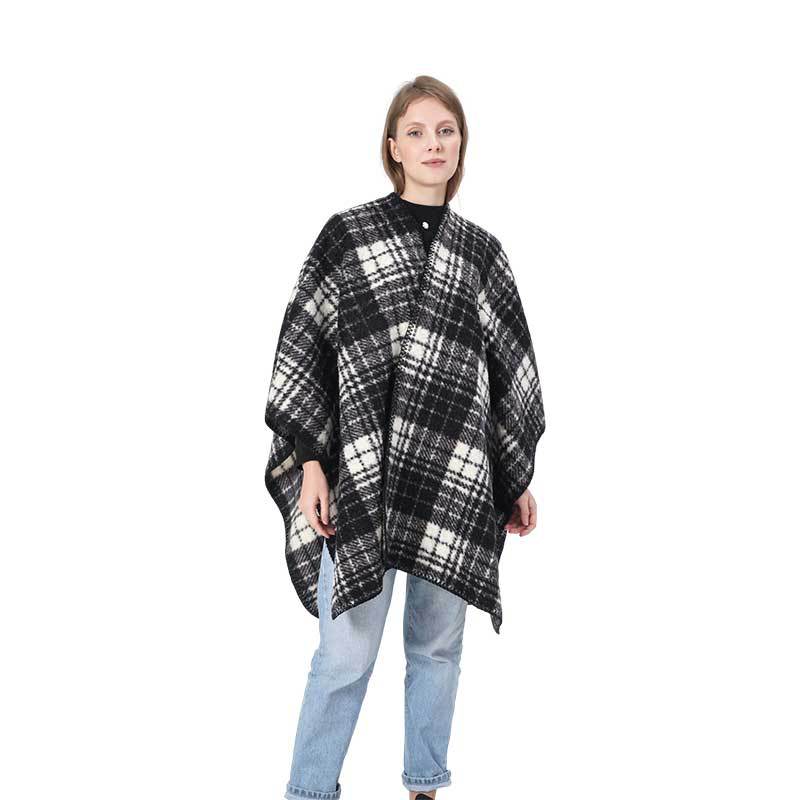 Schleier aus Imitationskaschmir mit Karomuster – Bild 2 | LuxeStyle