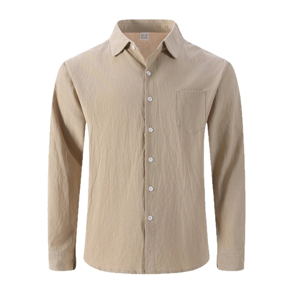 Langer Hemd mit Revers