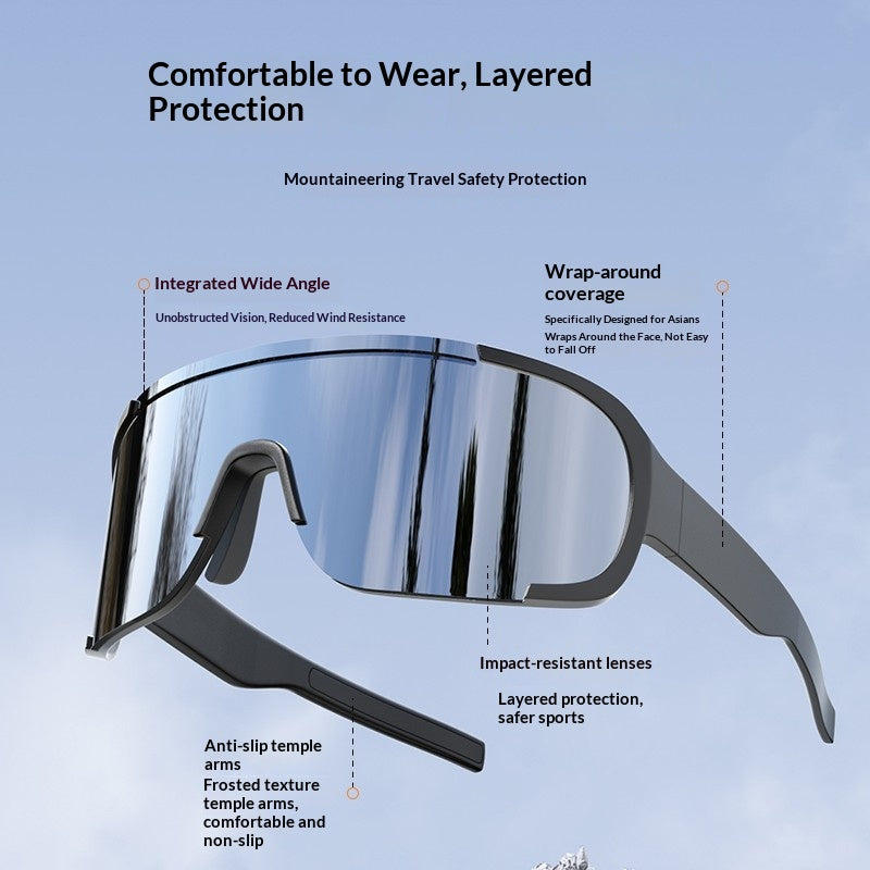 UV-Schutz Sportbrille für Outdoor & Velo