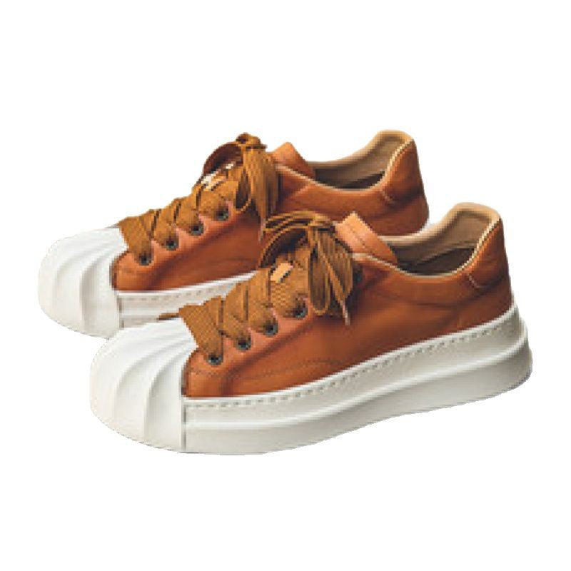 Shell Toe Leder-Sneaker für Herren – Bild 3 | LuxeStyle