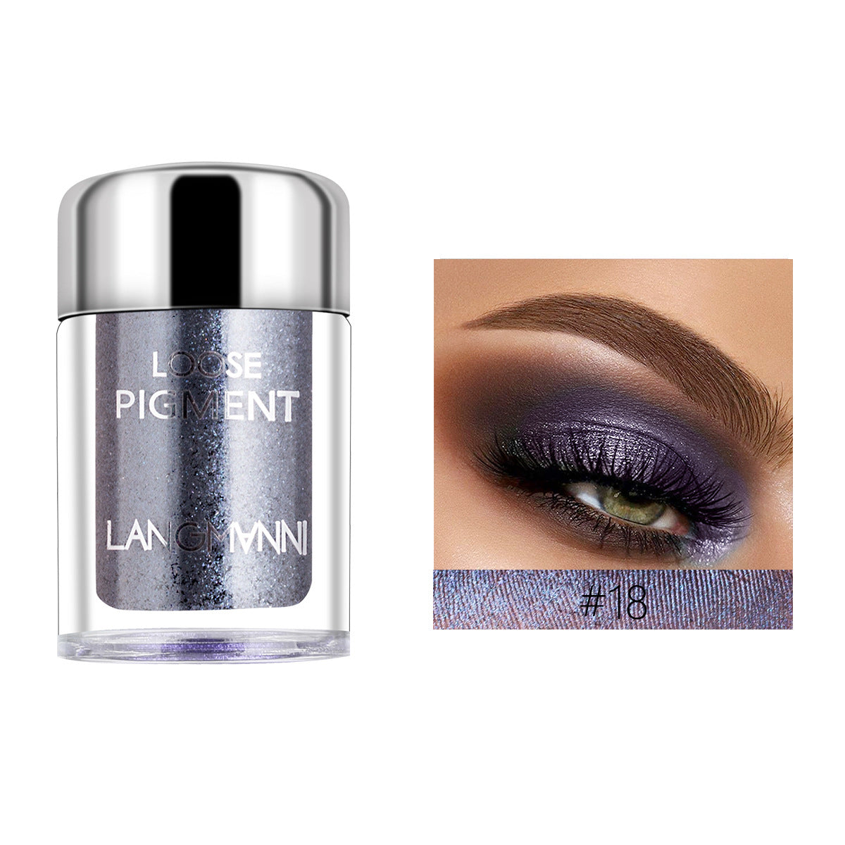 Perlglänzendes Lidschatten-Set mit Diamantglitzer – Bild 12 | LuxeStyle