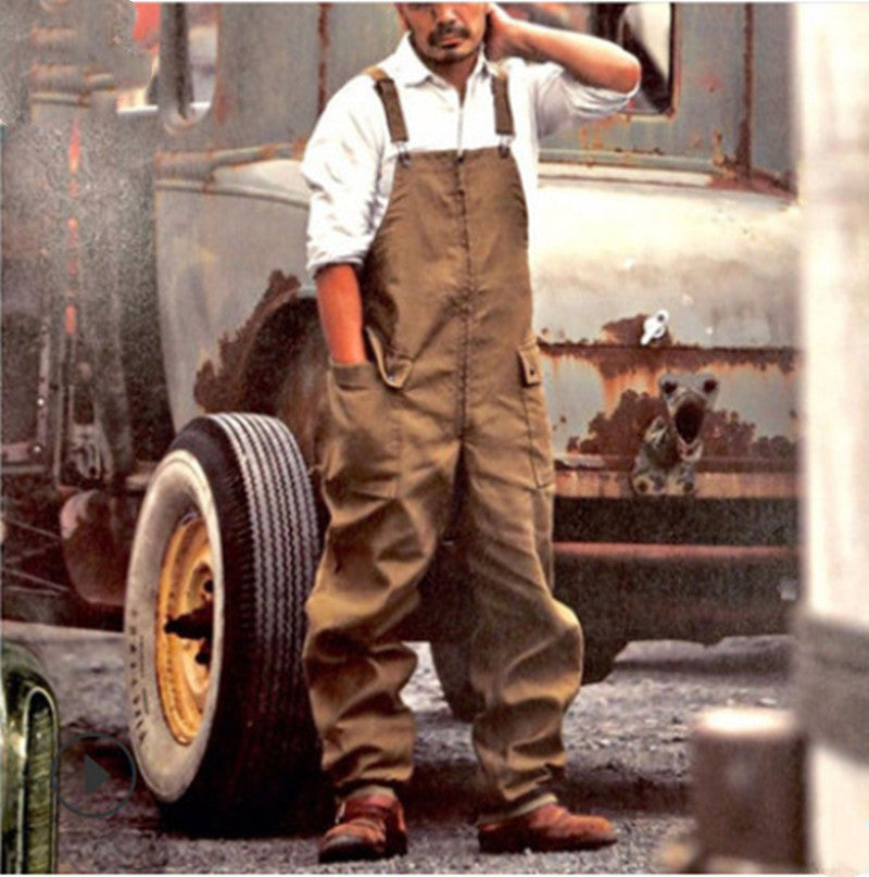 Loose Fit Baumwoll-Overall für Herren