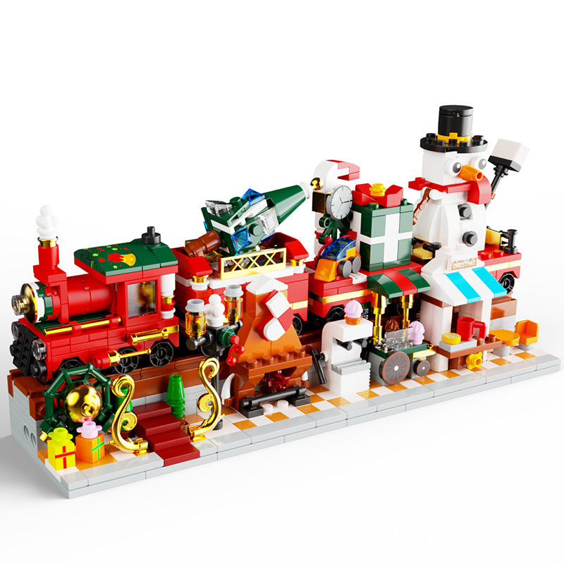 Weihnachtszug Bausteine-Set zum Zusammenbauen – Bild 3 | LuxeStyle