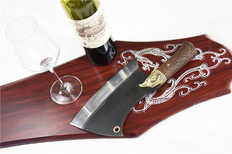 Knochenbeil «Adlerkopf» aus Manganstahl – Bild 6 | LuxeStyle