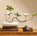 Zen-Aschenbecher & Kiesel-Vase