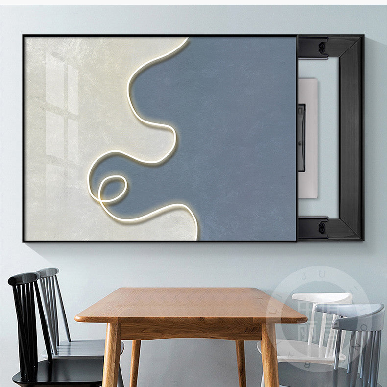 Abstrakte Linien Wandbild