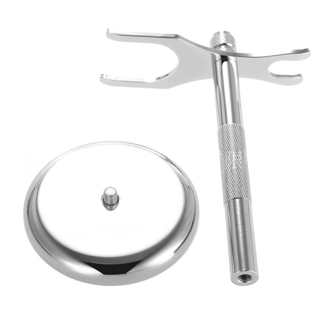 Rasierer- und Pinselhalter aus Edelstahl