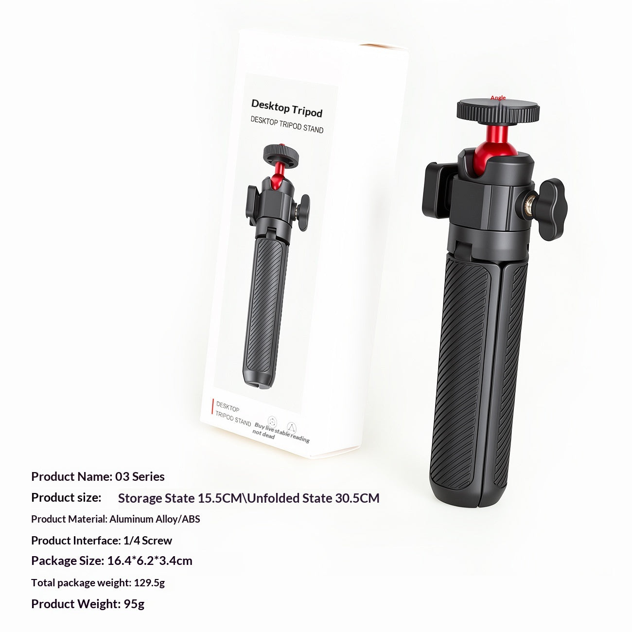 Handstativ für Action Cams und Smartphones