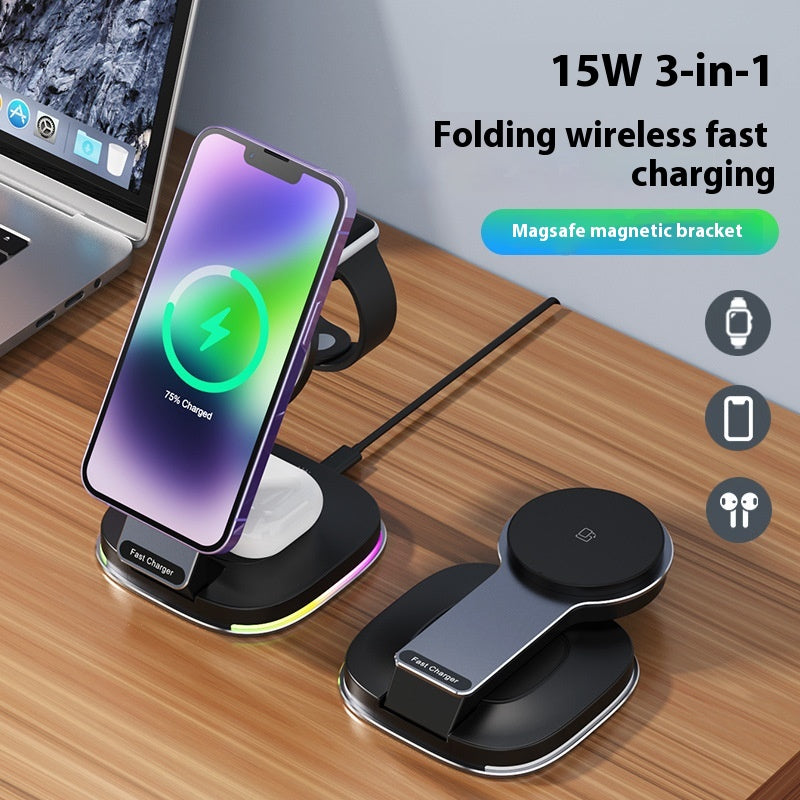3-in-1 Kabelloses Ladegerät 15W