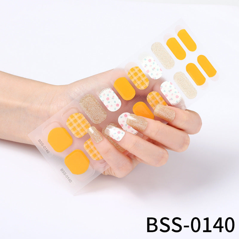 Semi-cured Gel-Nagelsticker mit 3D-Effekt | LuxeStyle