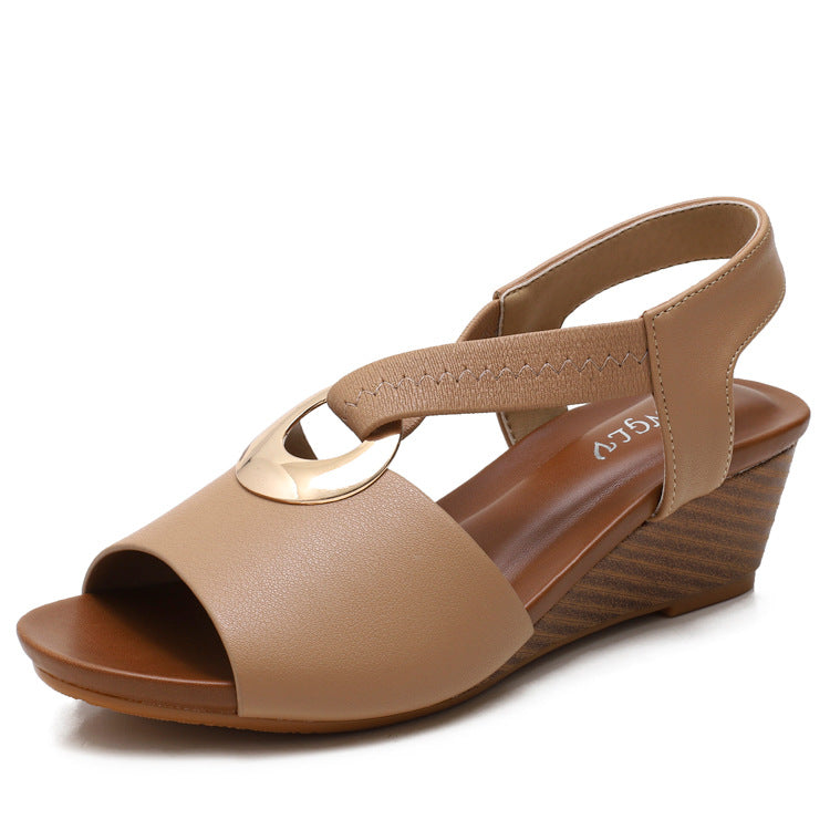 Komfortable Keilabsatz Sandalen – Bild 4 | LuxeStyle