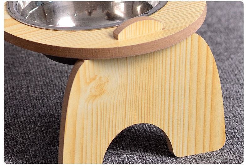 Doppelnapf 15° mit Holzständer – Bild 5 | LuxeStyle