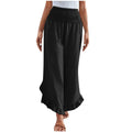 High-Waist Hose mit asymmetrischem Saum – Ansicht 4