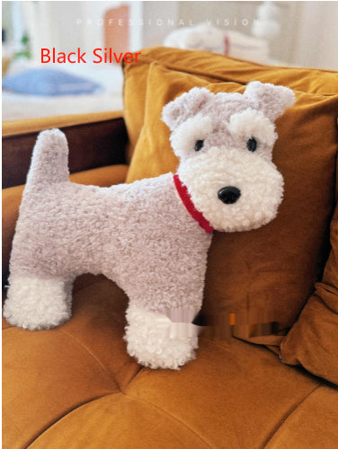 Plüsch Schnauzer Schlüsselanhänger