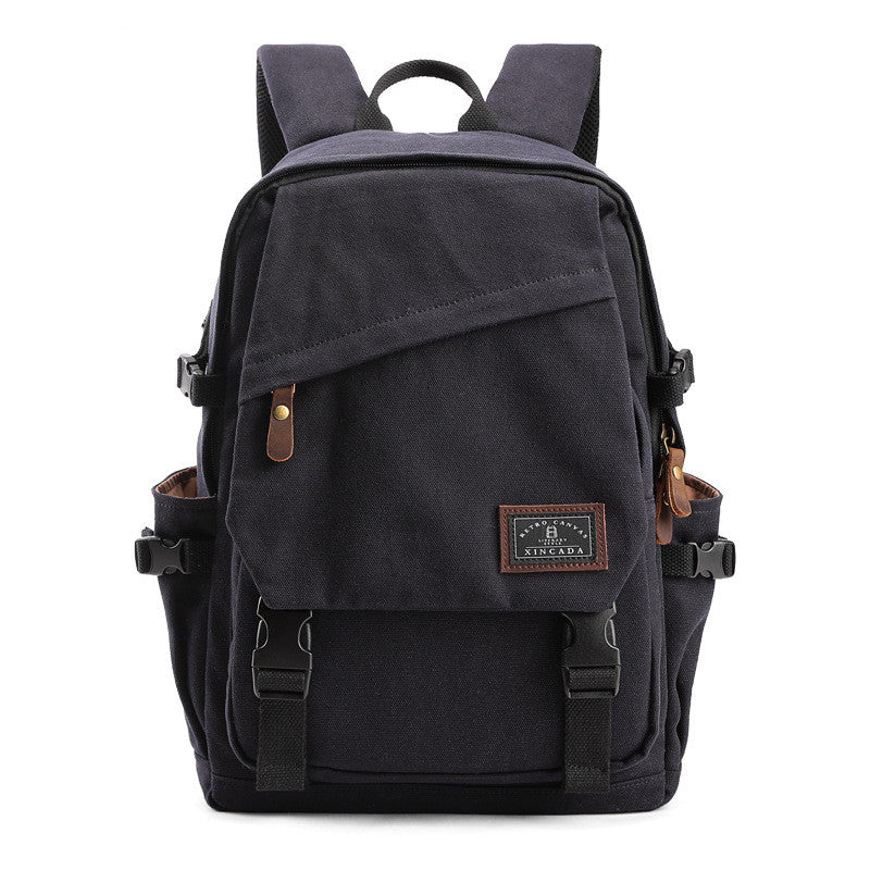 Grosser Canvas Rucksack mit Deckel – Bild 3 | LuxeStyle