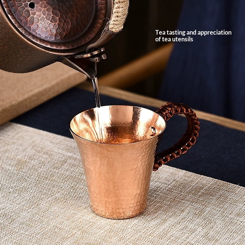 Kupferbecher mit Hammerschlag-Textur – Bild 4 | LuxeStyle