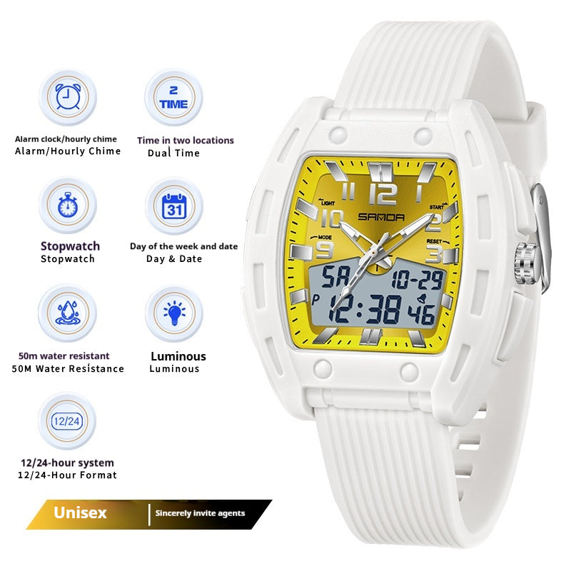Sportliche Unisex-Armbanduhr