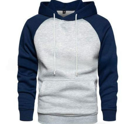 Herren-Kapuzenpullover mit Farbblock-Patchwork – Bild 2 | LuxeStyle