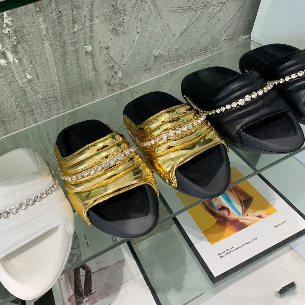 Bequeme Zehensteg-Sandalen mit dicker Sohle – Bild 4 | LuxeStyle