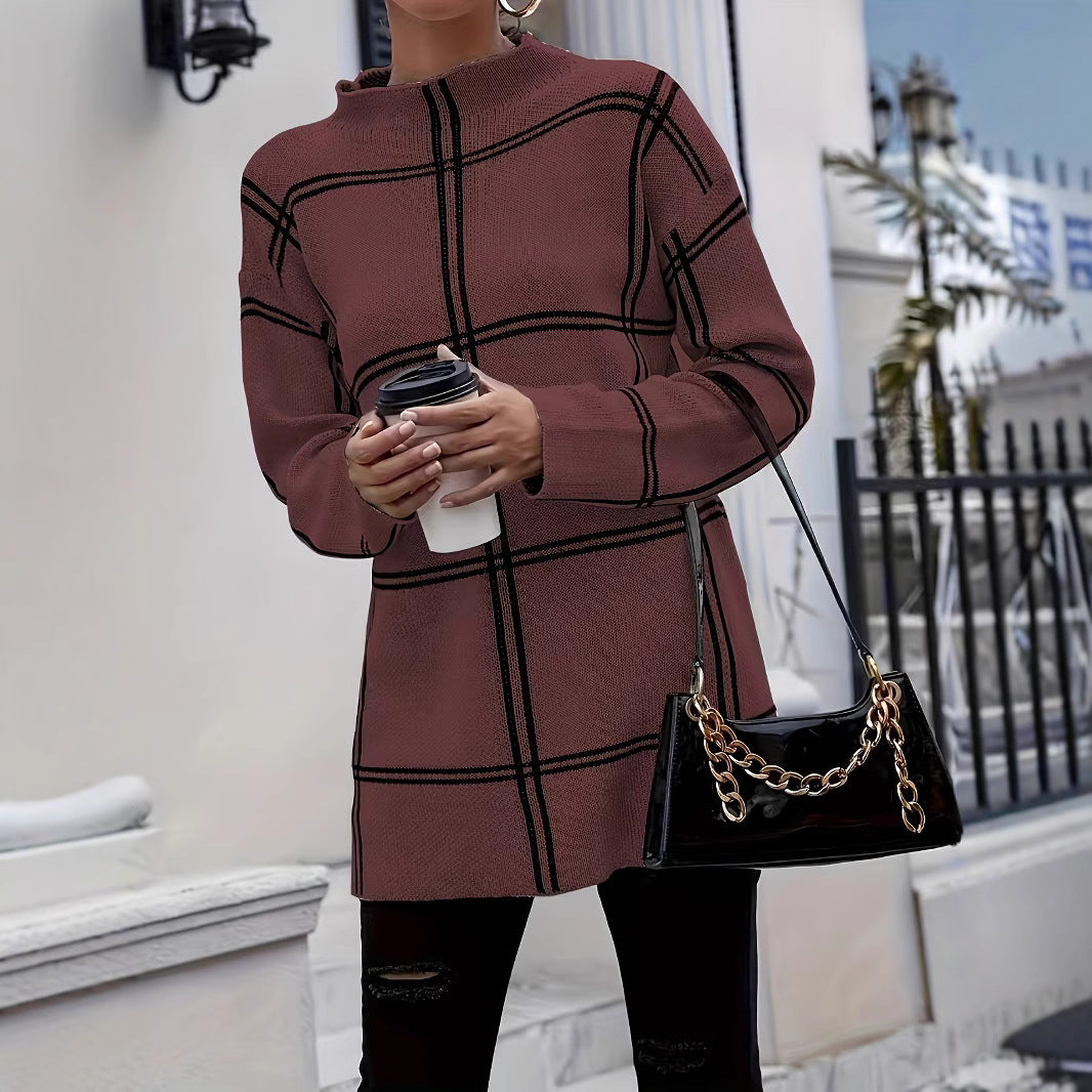 Strickpullover aus Wolle mit Rundhalsausschnitt | LuxeStyle